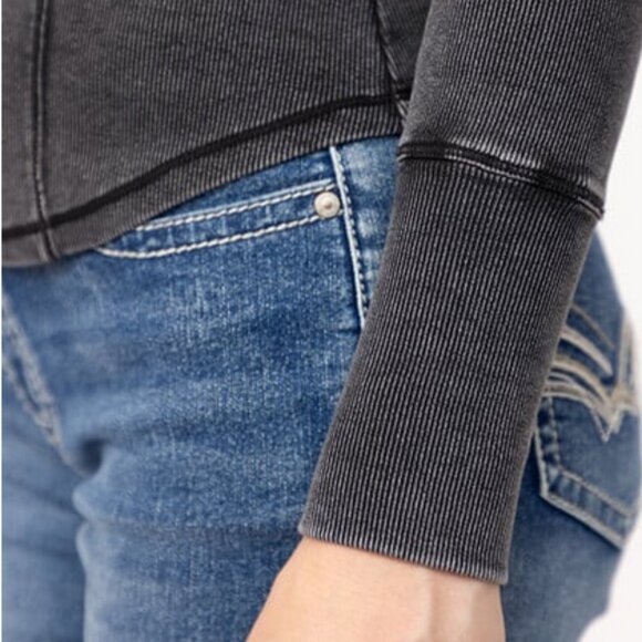 Warehouse One Washed Long Sleeve Tee - Picture 2 of 2